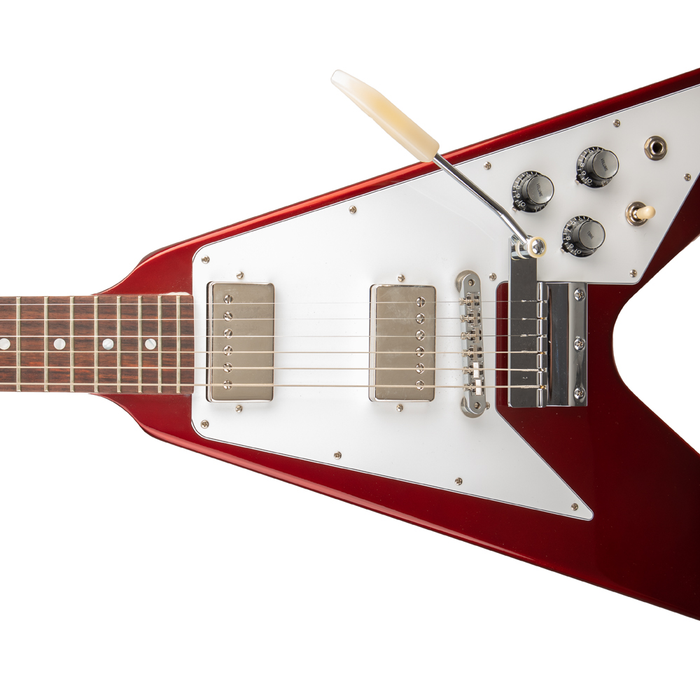 Gibson Custom Shop 1967 Flying V with Maestro Vibrola VOS Electric Guitar - Sparkling Burgundy - #100277