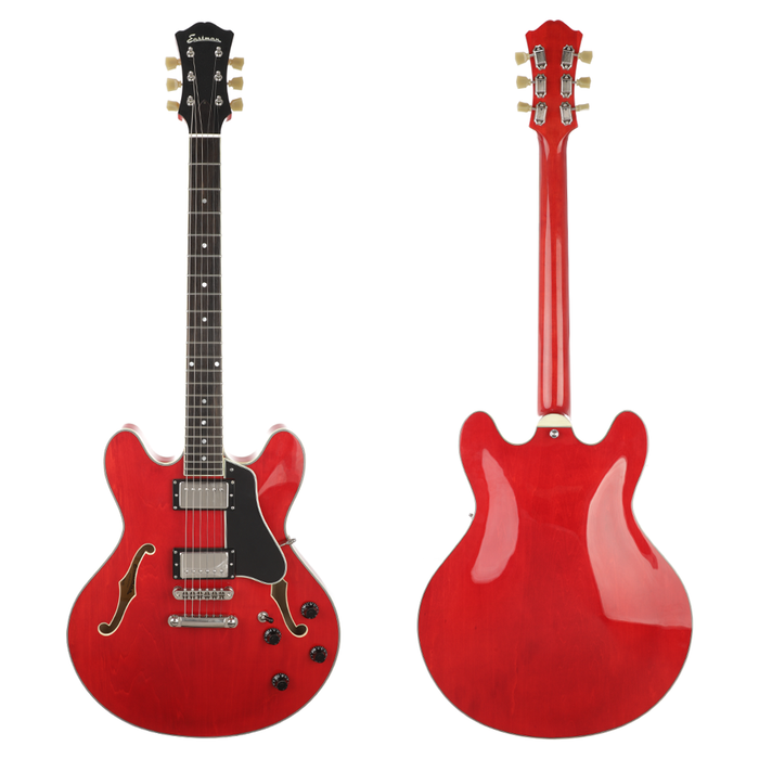 Eastman T386 Thinline Semi-Hollow Guitar - Red - Display Model - Display Model