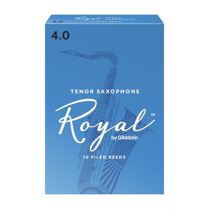 D'Addario RKB10 Royal Filed Tenor Saxophone Reed 10-Pack - New,4