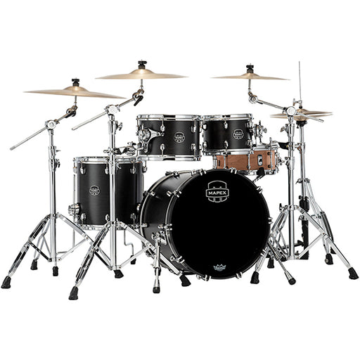 Mapex Saturn 4-Piece Fusion Shell Pack - Satin Black