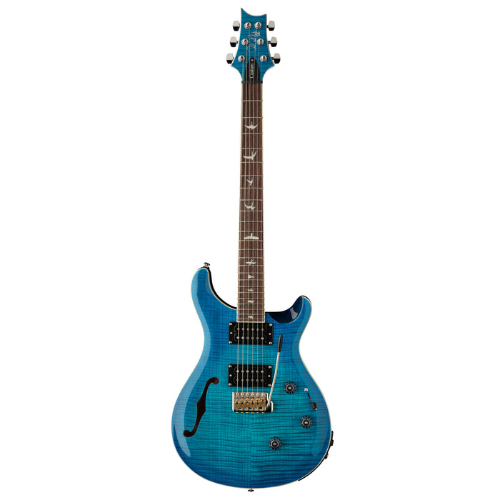 PRS SE Custom 24 Semi-Hollowbody Piezo Electric Guitar - Lake Blue