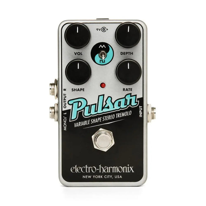 Electro-Harmonix Nano Pulsar Variable Shape Stereo Tremolo Effects Pedal