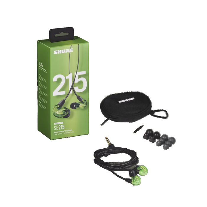 Shure SE215 Special Edition Sound Isolating Earphones - Green