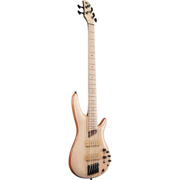 Ibanez SR Premium SR5FMDX2 5-String Bass Guitar - Natural Low Gloss - New