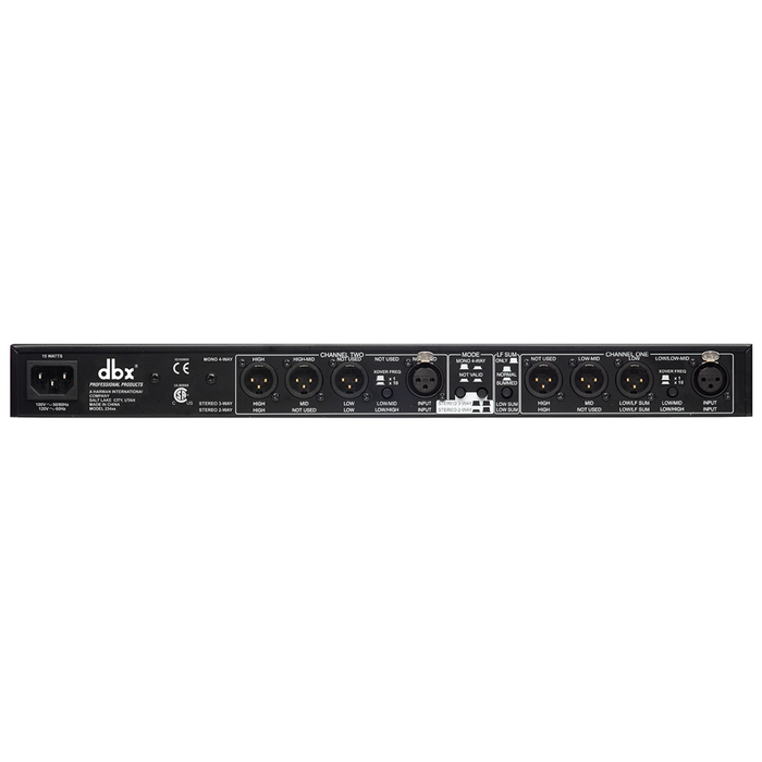 DBX 234xs Stereo 2 or 3-Way, Mono 4-Way Crossover (XLR)