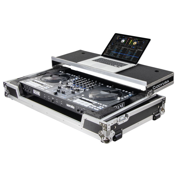 Odyssey FZGSARANE4WM RANE FOUR Flight Case with Angle Glide Style Laptop Platform