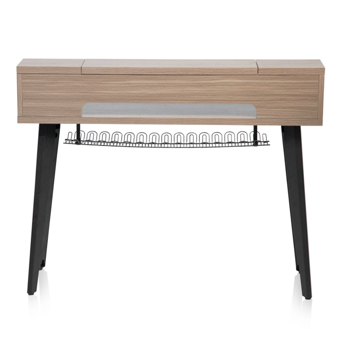 Gator Frameworks Elite Furniture Series 61-Note Keyboard Table - Driftwood Grey