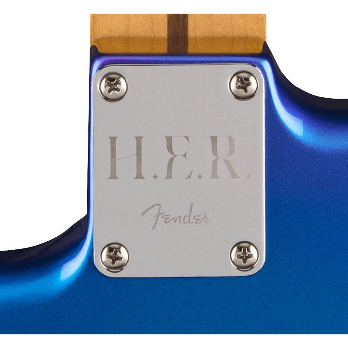 Fender Limited Edition H.E.R. Stratocaster, Maple Fingerboard - Blue Marlin - New