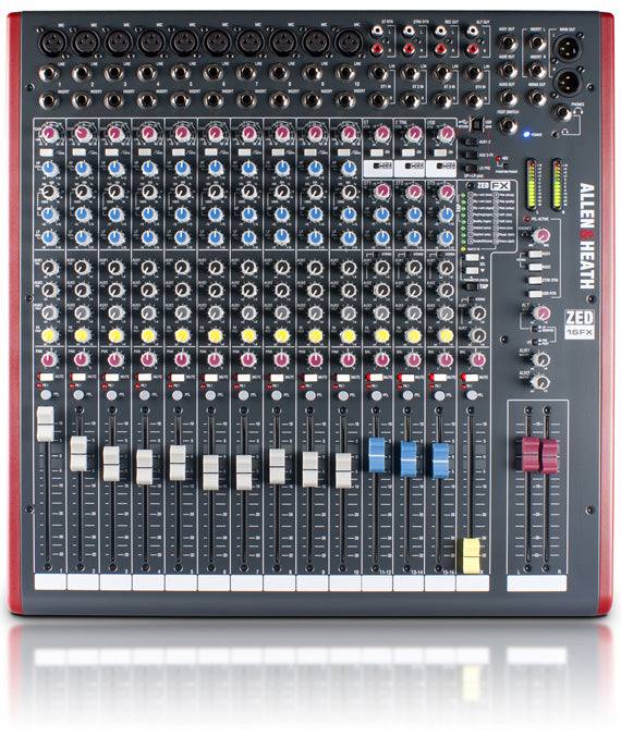 Allen & Heath ZED-16FX Multipurpose Mixer W/ Effects