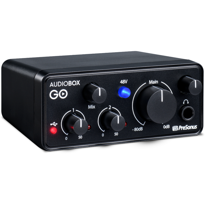 PreSonus Audiobox GO Ultra Compact 2x2 USB Audio Interface