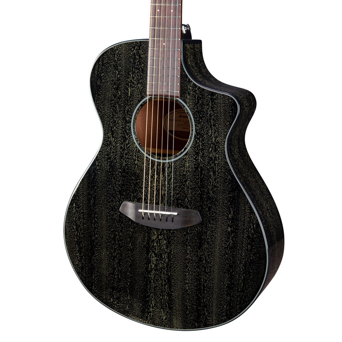 Breedlove ECO Rainforest S Concert CE Acoustic Guitar - Black Gold, African Mahogany - New