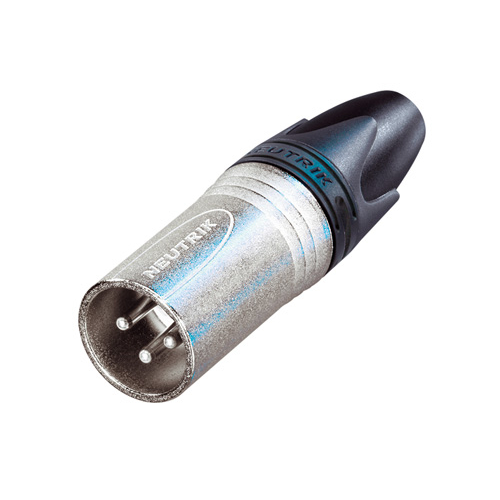 Neutrik NC3MXX Cable End XX Series 3 Pin Male - Nickel/Silver