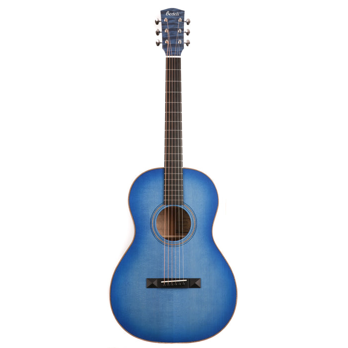 Bedell Seed to Song Parlor Acoustic Guitar - Quilt Maple and Adirondack Spruce - Sapphire - CHUCKSCLUSIVE - #822004