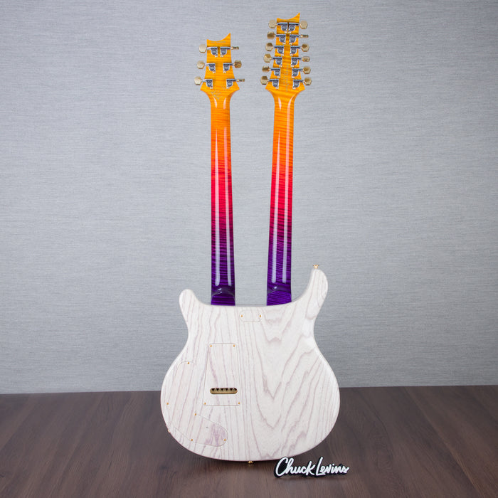 PRS Custom 24 Double-Neck 6/12 String Electric Guitar - Indian Ocean Sunset Glow - #0384233