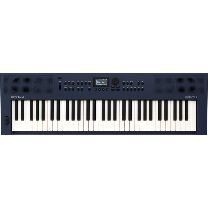 Roland GO:KEYS 3 61-Key Touch-Sensitive Portable Keyboard - Midnight Blue - New