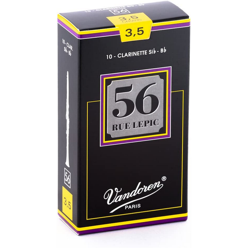 Vandoren Rue Lepic Bb Clarinet Reeds - 10 Pack, #3.5 Strength