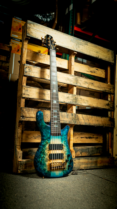 Spector USA Custom NS-6XL 6-String Bass Guitar - Desert Island Gloss Chuck Levin's Exclusive - New