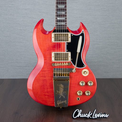 Gibson Custom Shop Murphy Lab 1964 SG Standard, Gold Hardware - Watermelon King/Ultra Light Aged - CHUCKSCLUSIVE - #403894