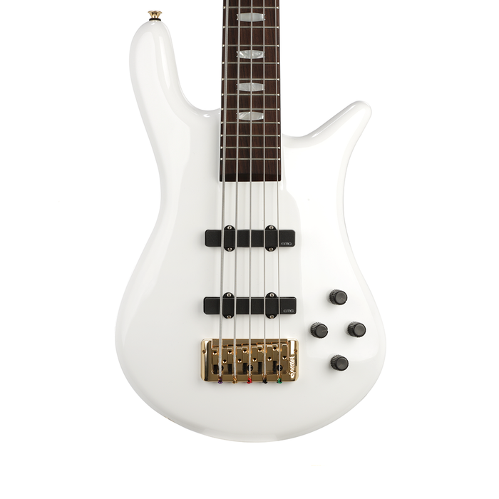 Spector Euro 5 Classic 5-String Bass Guitar - Solid White - New