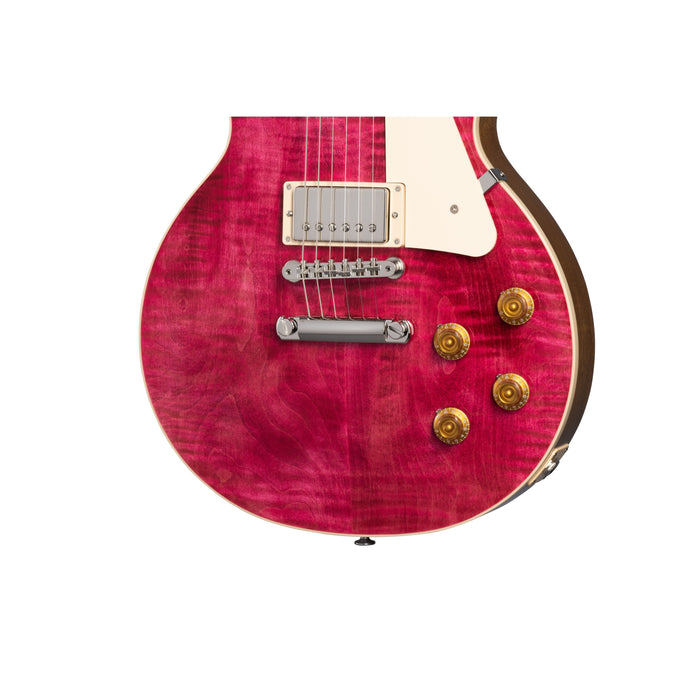 Gibson Les Paul Standard '50s Figured Top Electric Guitar - Translucent Fuchsia - Mint, Open Box