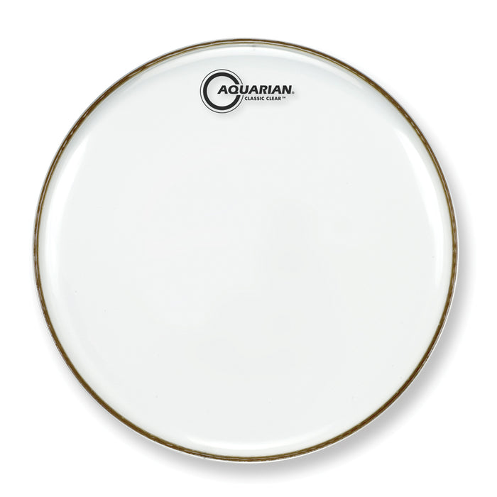 Aquarian CCSN10 Classic Clear Resonant Bottom Snare Head - Mint, Open Box