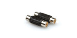 Hosa GRA101 RCA to RCA Coupler 2 Pc