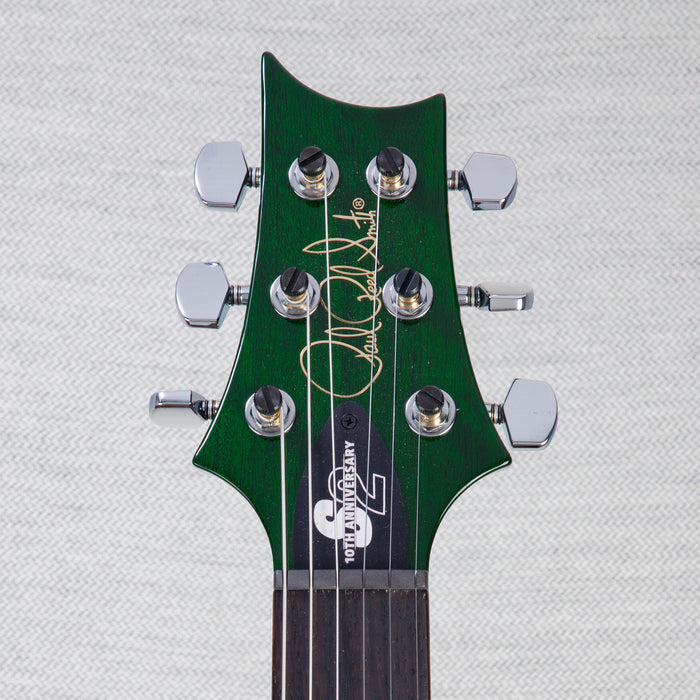 PRS S2 10th Anniversary Custom 24 Electric Guitar - Eriza Verde - #24S2070899