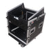 ProX T-12MRSSMK2 12U Vertical Rack Mount Flight Case with 10U Top for Mixer Combo Amp Rack with Caster Wheels