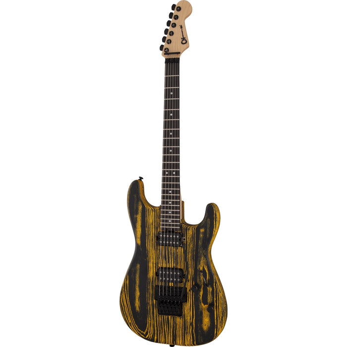 Charvel Pro-Mod San Dimas Style 1 HH FR E Ash Electric Guitar - Old Yella