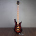 Spector Euro4LT Spalted Maple Bass Guitar - Fire Red Burst - CHUCKSCLUSIVE - #]C121SN 21111