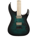 ESP E-II M-II NT Hipshot Quilted Maple Electric Guitar - Black Turquoise Burst - Display Model - Display Model