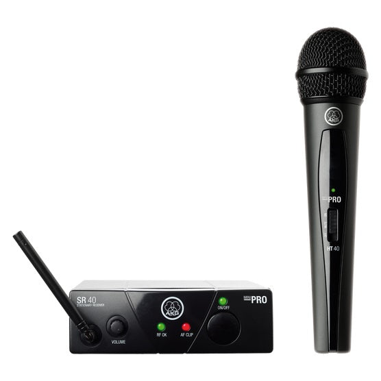 AKG WMS40MINI Single Vocal Set BD US25A Wireless Handheld Microphone System