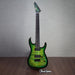 ESP USA M-7 Hard Tail Baritone Electric Guitar - Dark Lime Green