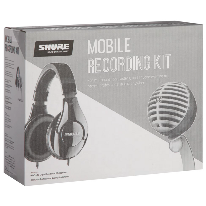 Shure MV5A-240-BNDL Mobile Recording Kit