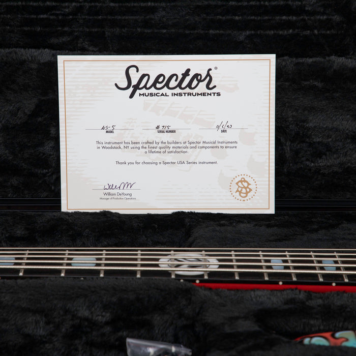 Spector USA Custom NS-5 NYC Graffiti Collection Limited Edition Bass Guitar - CHUCKSCLUSIVE - #715