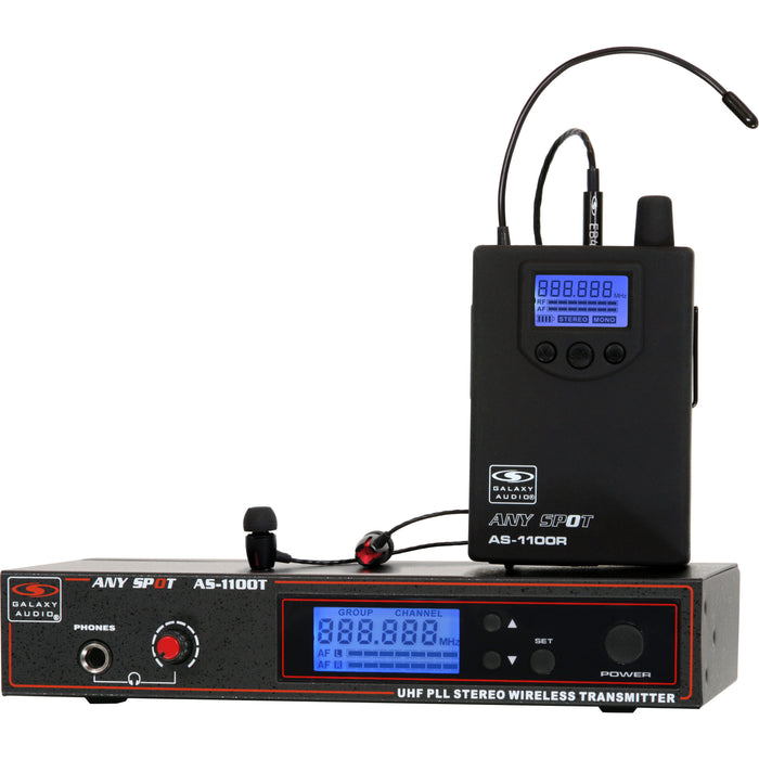 Galaxy Audio AS-1100-4N Wireless In-Ear Monitor System