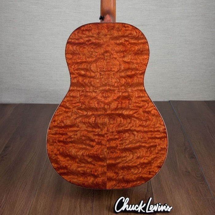 Bedell Seed to Song Parlor Acoustic Guitar - Quilt Bubinga and Sitka Spruce - Triple Burst Finish - CHUCKSCLUSIVE - #1122009