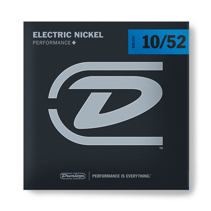 Dunlop DEN1052 Nickel Plated Steel Medium Top/ Heavy Bottom Electric Strings - .010-.052