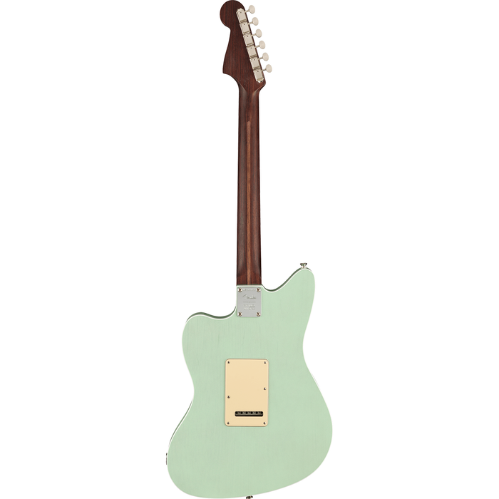 Fender Parallel Universe Volume II Strat Jazz Deluxe Electric Guitar - Transparent Faded Sea Foam Green - New