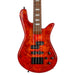 Spector USA Custom NS2 Bolt-On Bass Guitar - Inferno Red Gloss - #555