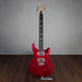 PRS CE24 Flame Maple Electric Guitar, Ebony Fingerboard - Scarlet Red - CHUCKSCLUSIVE - #230365232