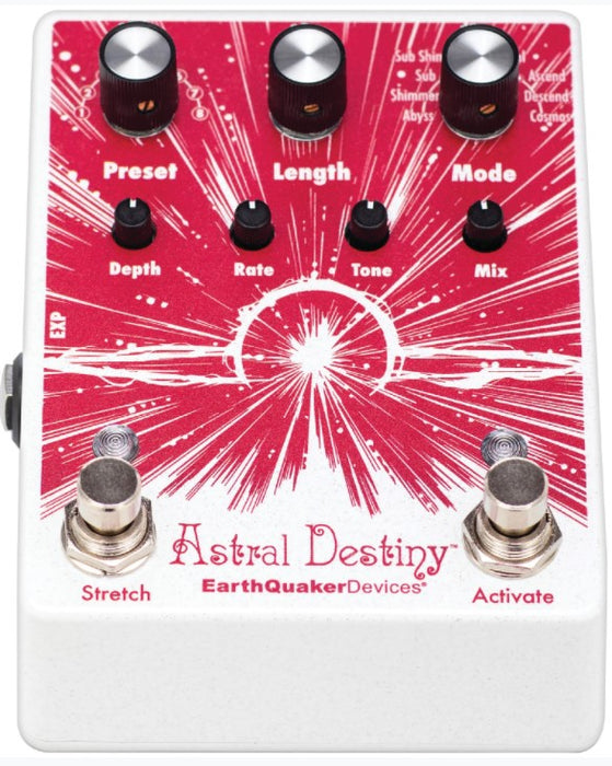 EarthQuaker Devices Astral Destiny Octave Reverb Guitar Pedal