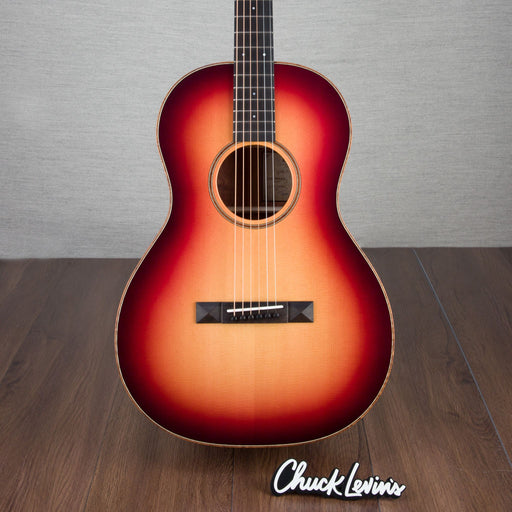 Bedell Seed to Song Parlor Acoustic Guitar - Quilt Bubinga and Sitka Spruce - Triple Burst Finish - CHUCKSCLUSIVE - #1122009