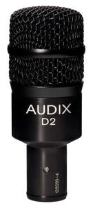 Audix D2 Dynamic Instrument Microphone with Mid-Bass Boost