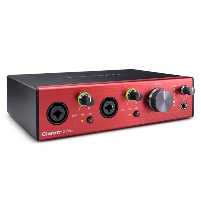 Focusrite Clarett+ 2Pre 10-In/4-Out Audio Interface