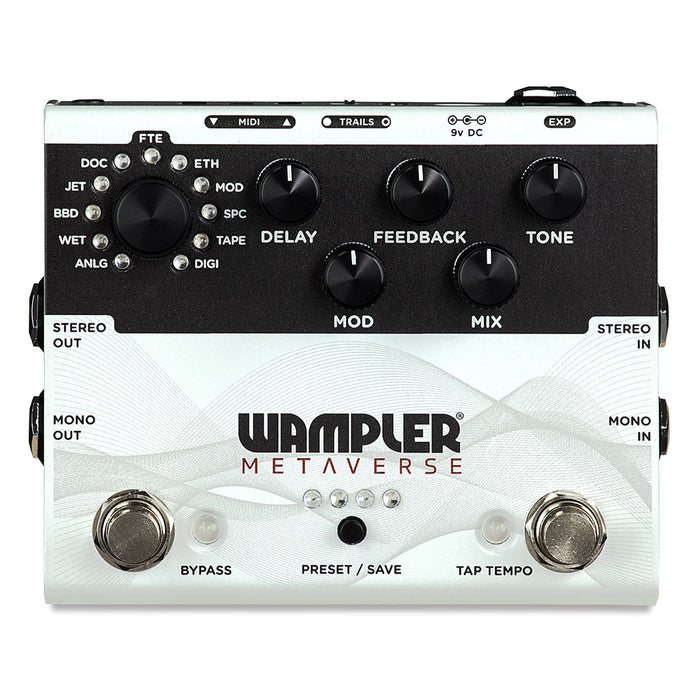 Wampler Metaverse Multi-Delay Effects Pedal - Mint, Open Box