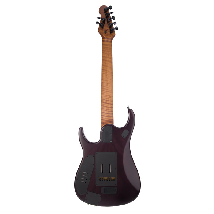 Music Man John Petrucci Signature JP15 7-String Electric Guitar - Trans Black Flame