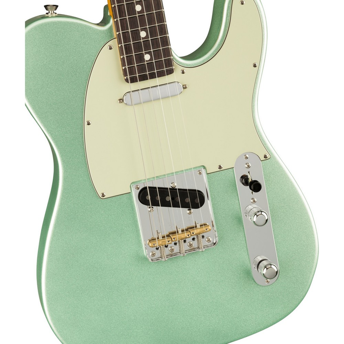 Fender American Pro II Telecaster Electric Guitar - Mystic Surf Green with Rosewood Fretboard - New