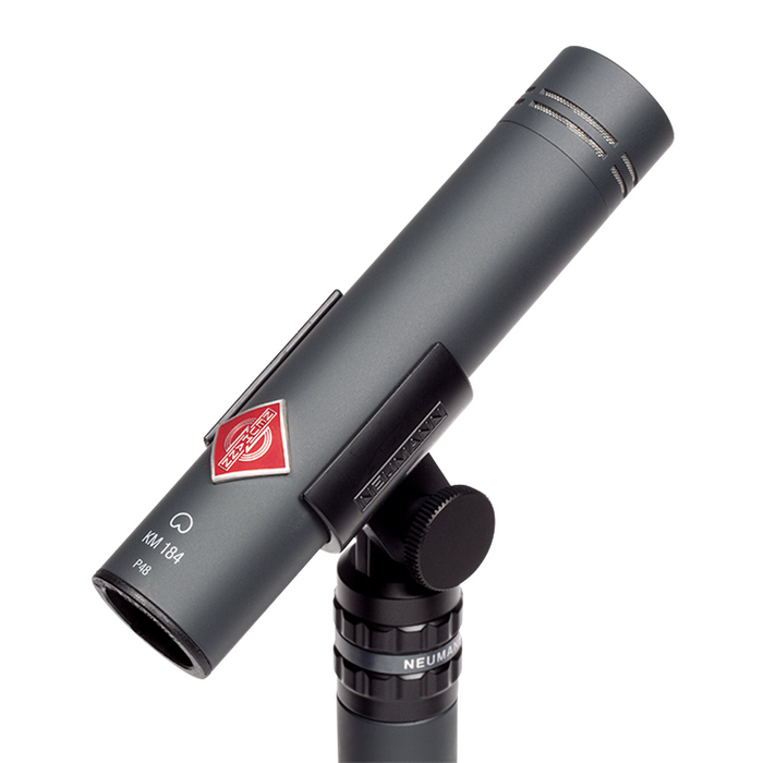 Neumann KM 184 Small Diaphragm Cardioid Condenser Microphone With SG 21 Mount & WNS100 Windscreen - Black - Mint, Open Box