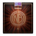 D'Addario NB1152 Nickel Bronze Acoustic Guitar Strings - Custom Light -11-52